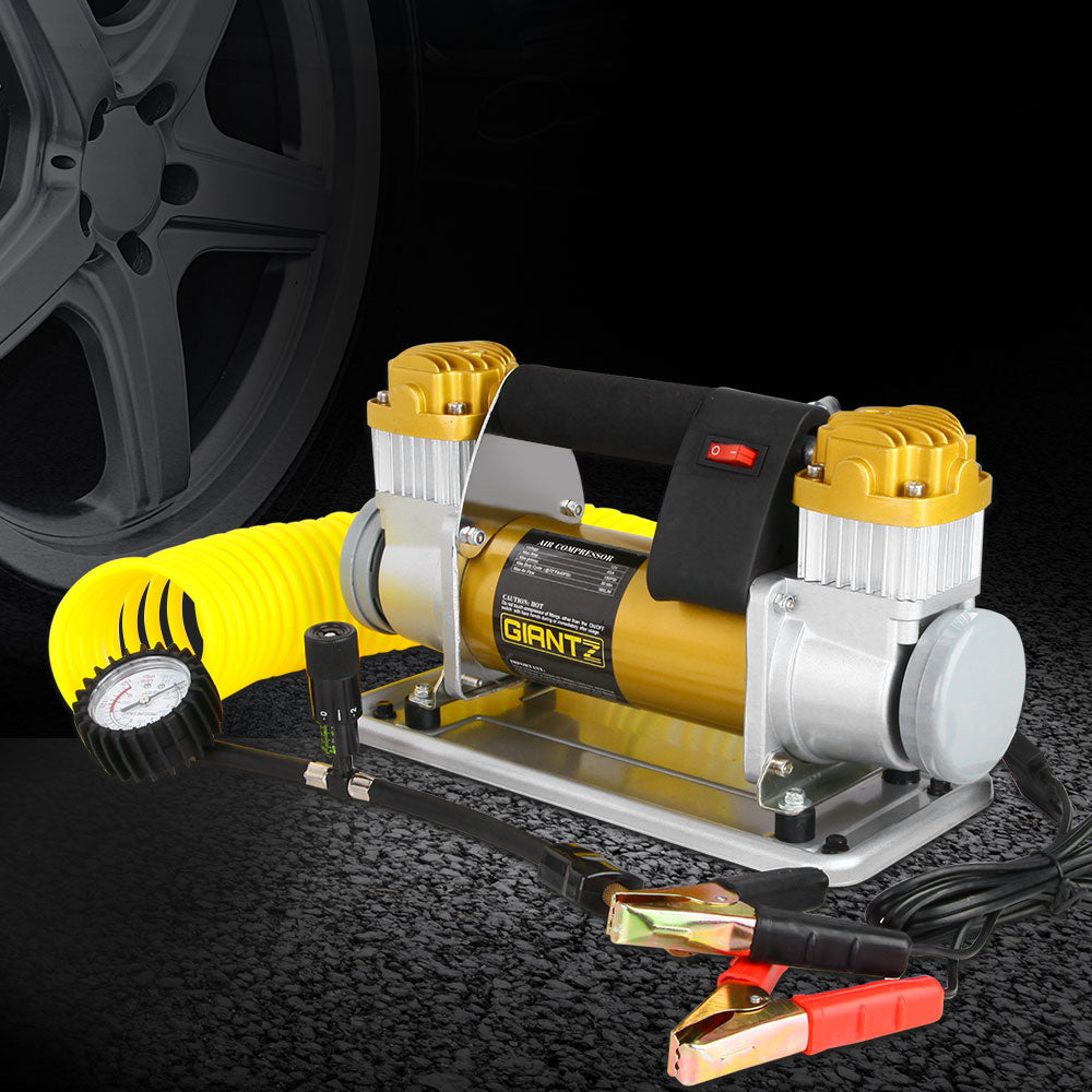 Marlook Air Compressor 12V 4x4 Tyre 200L/MIN Deflator Inflator Car Truck Portable