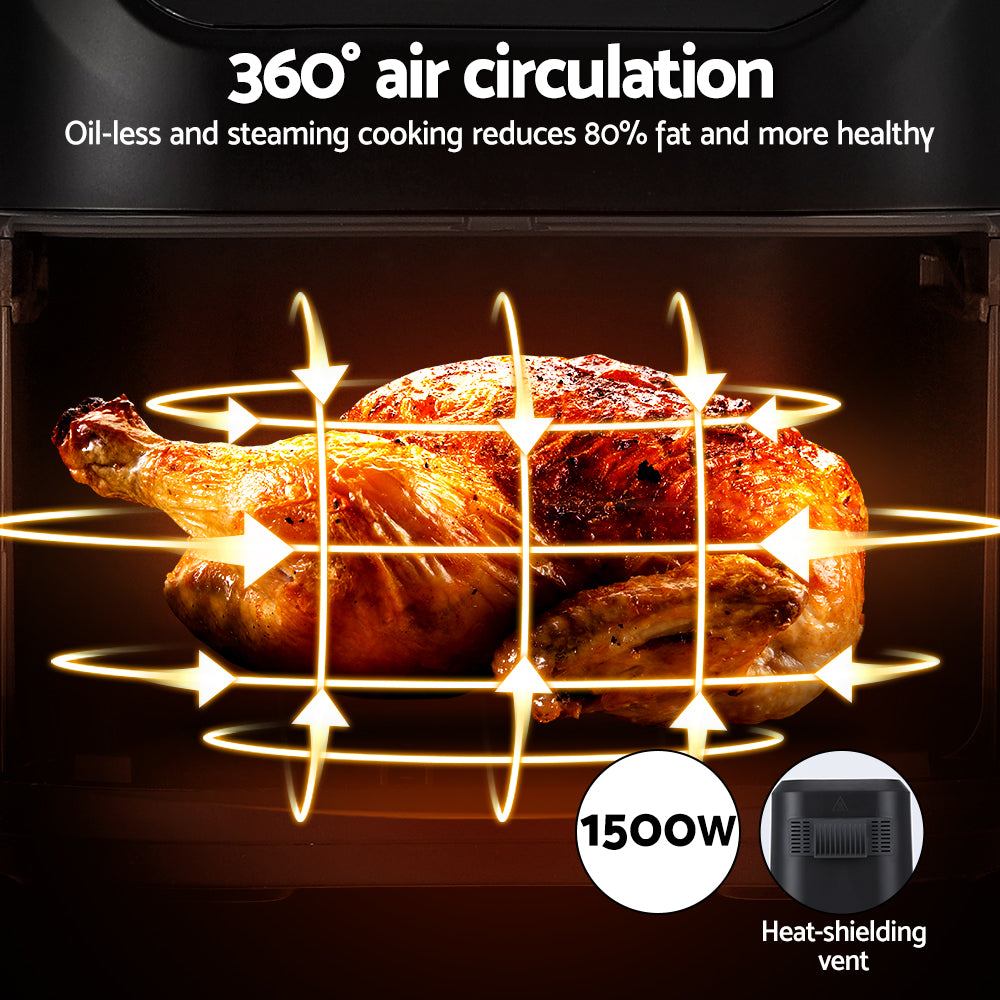 Marlook Air Fryer 5L W/ LCD Touch 1500W