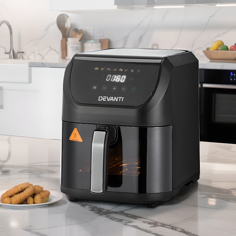Marlook Air Fryer 5L W/ LCD Touch 1500W