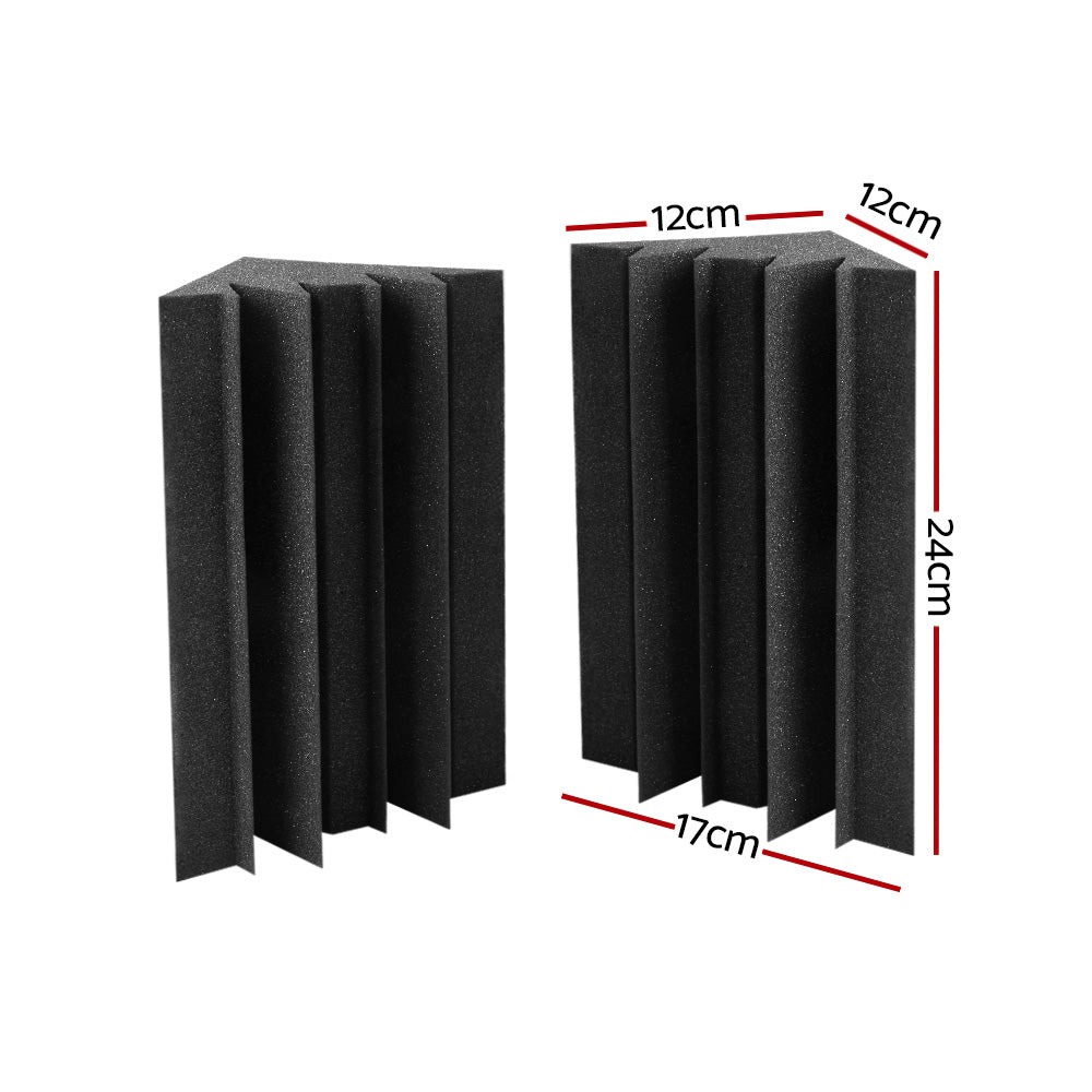 Marlook Acoustic Foam 40pcs Corner Bass Trap Sound Absorption Proofing Treatment