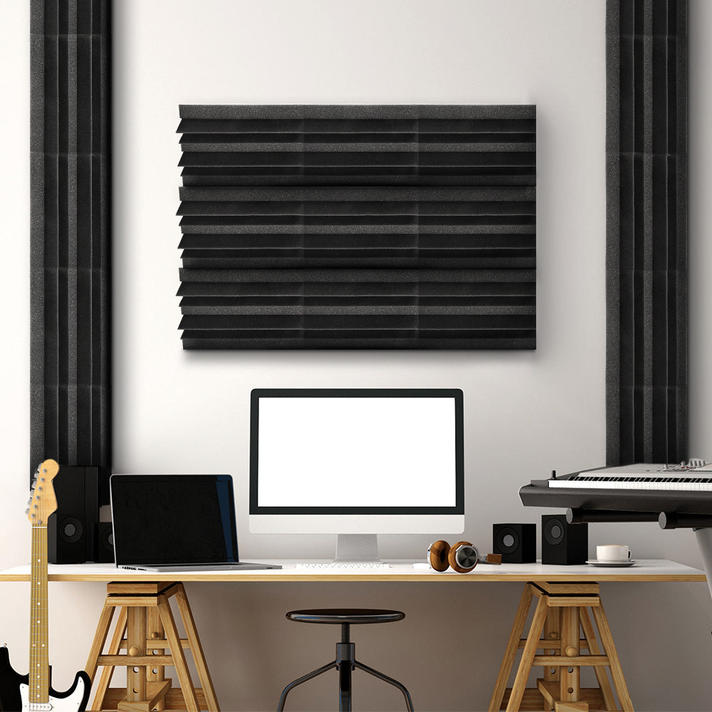 Marlook Acoustic Foam 40pcs Corner Bass Trap Sound Absorption Proofing Treatment
