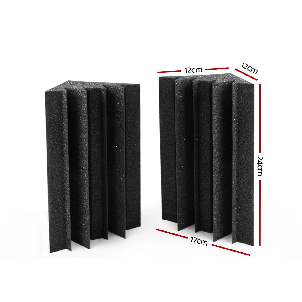 Marlook Acoustic Foam 60pcs Corner Bass Trap Sound Absorption
