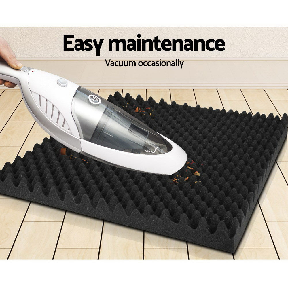 Marlook Acoustic Foam 40pcs 50x50x5cm Sound Absorption Proofing Panels Eggshell