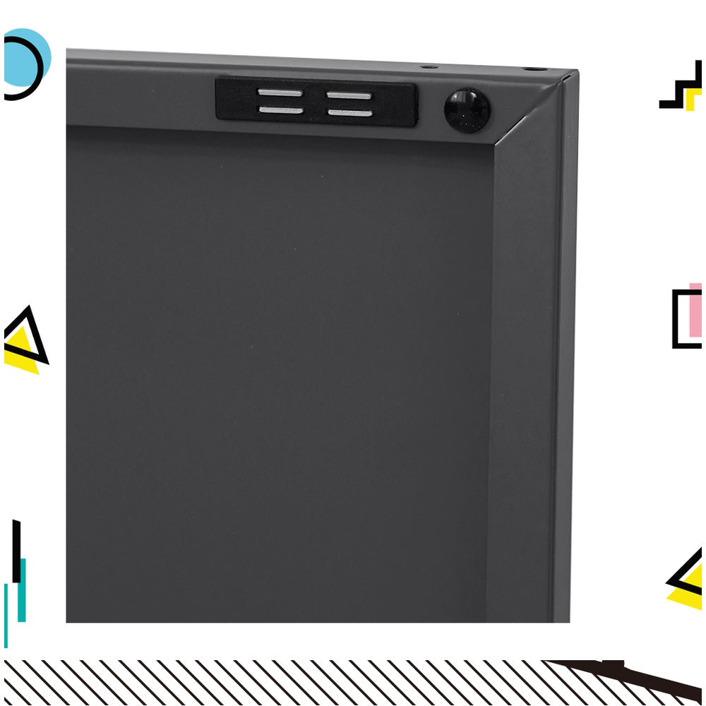 MarlookIn Buffet Sideboard Metal Cabinet - BASE Charcoal