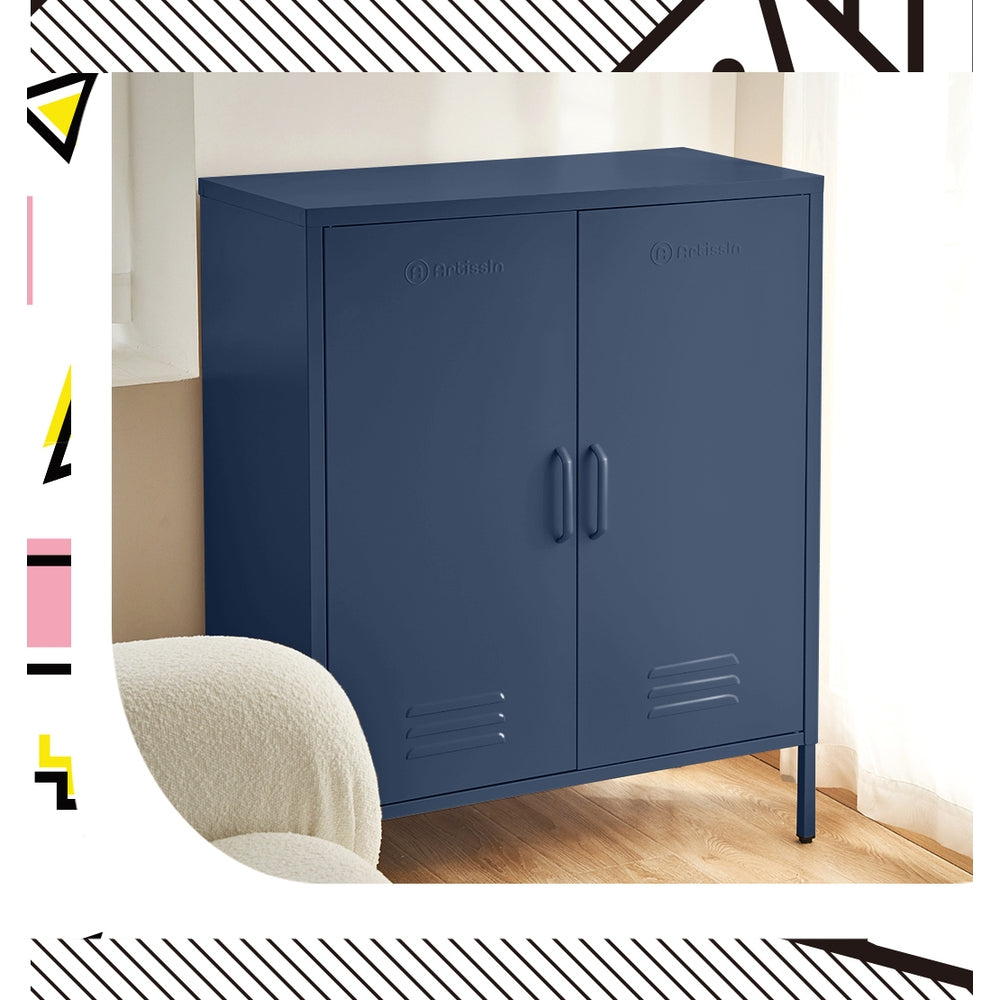 MarlookIn Buffet Sideboard Metal Cabinet - SWEETHEART Blue