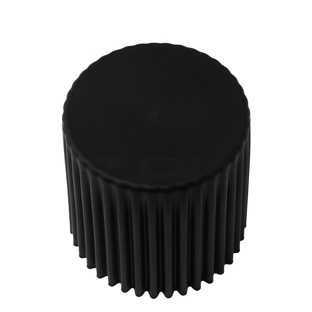Marlook 2x Bar Stools Cupcake Plastic Foot Stool Black