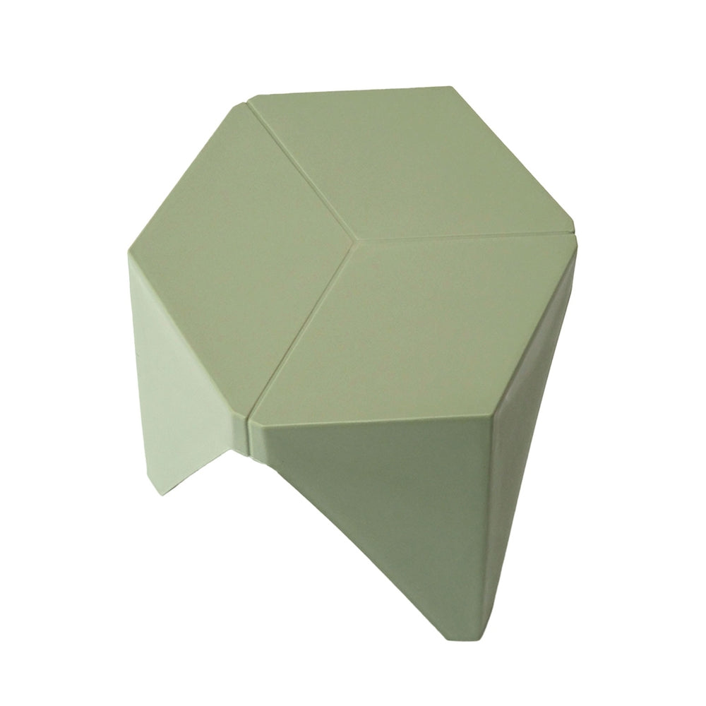 Marlook 4PC Puzzle Stool Bar Stools Stackable Green