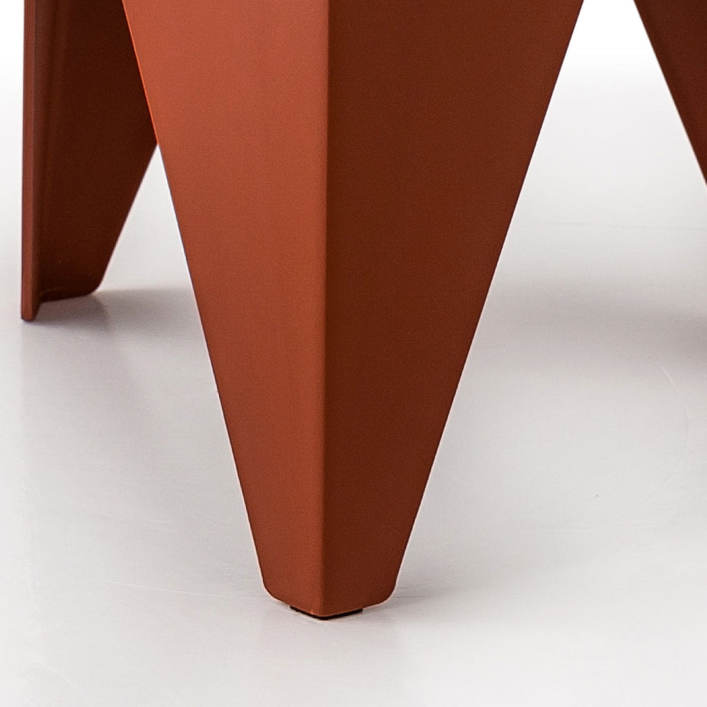 Marlook 4PC Puzzle Stool Bar Stools Stackable Red