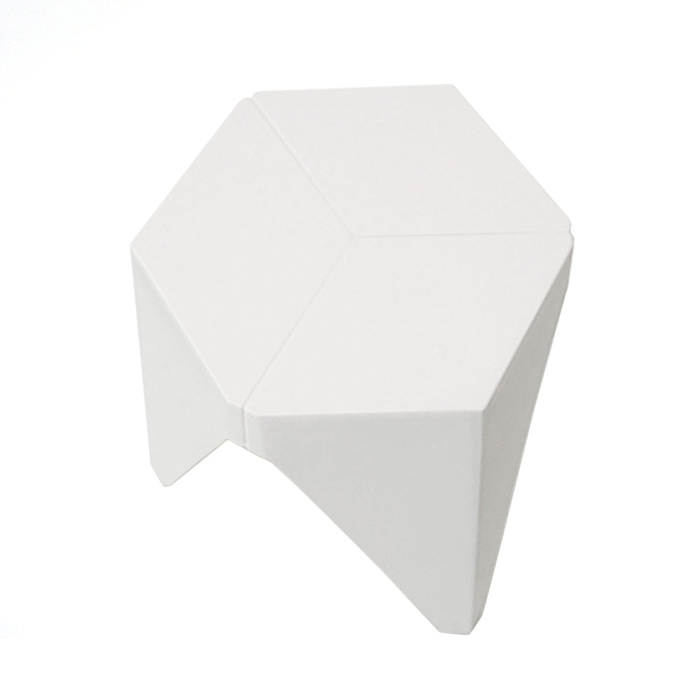 Marlook 4PC Puzzle Stool Bar Stools Stackable White