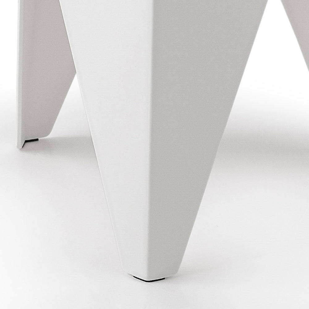 Marlook 4PC Puzzle Stool Bar Stools Stackable White