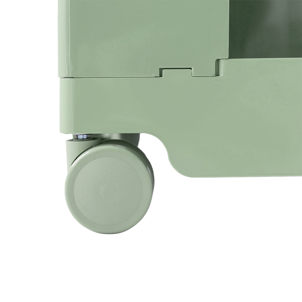 MarlookIn Storage Trolley Bedside Table 5 Tier Cart Boby Replica Green