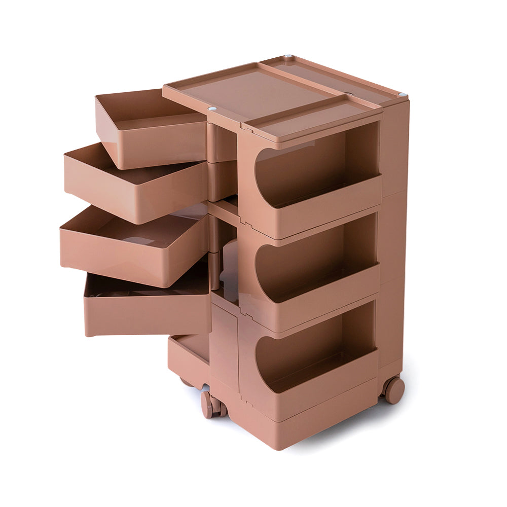 MarlookIn Storage Trolley Bedside Table 5 Tier Cart Boby Replica Pink