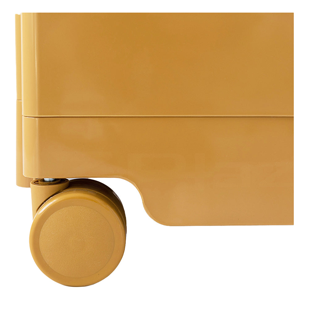 MarlookIn Storage Trolley Bedside Table 5 Tier Cart Boby Replica Yellow