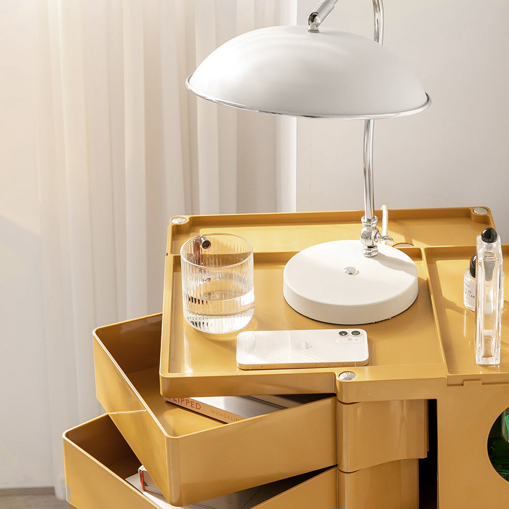 MarlookIn Storage Trolley Bedside Table 5 Tier Cart Boby Replica Yellow