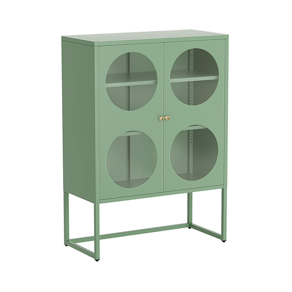 MarlookIn Buffet Sideboard Metal Cabinet - ELLA Green
