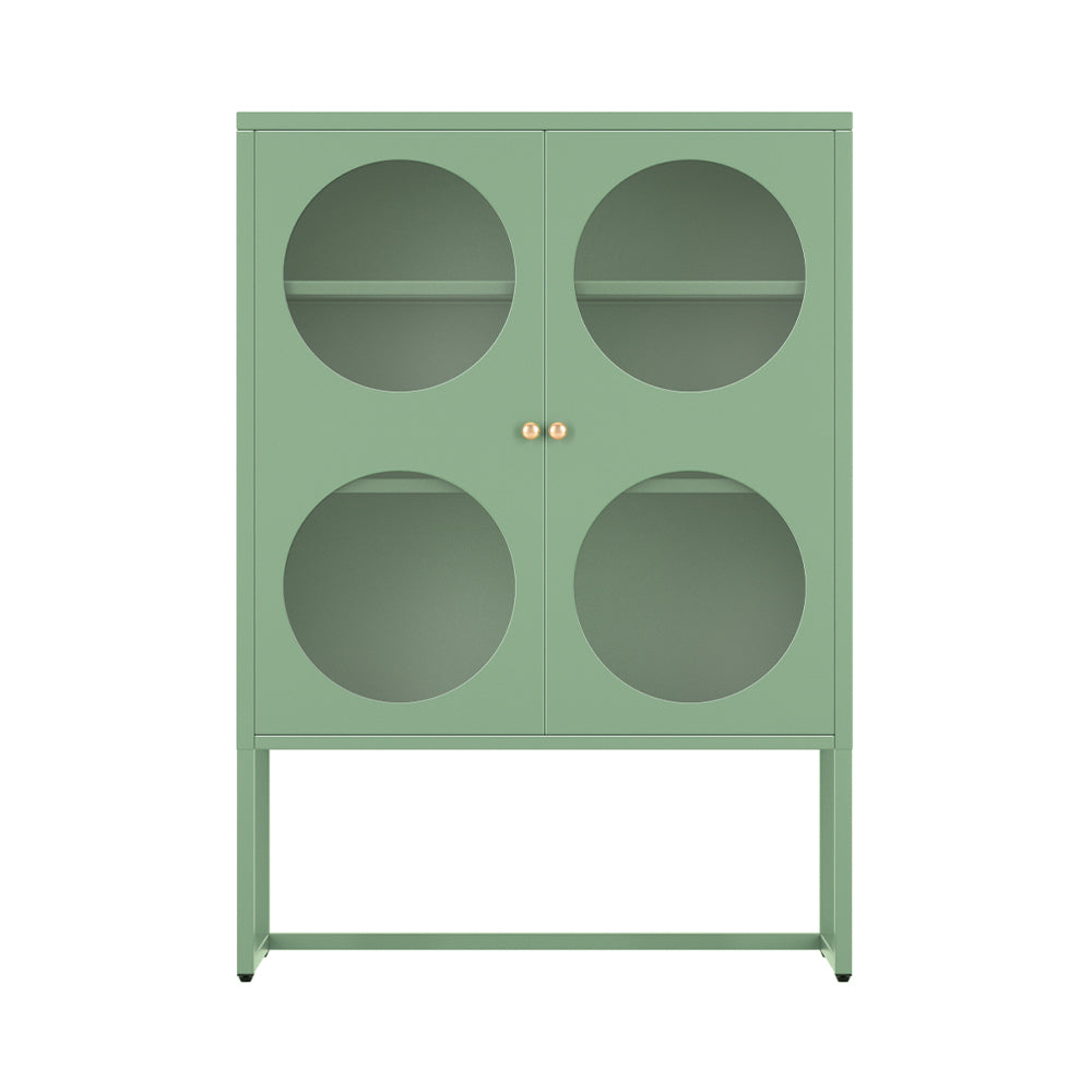 MarlookIn Buffet Sideboard Metal Cabinet - ELLA Green