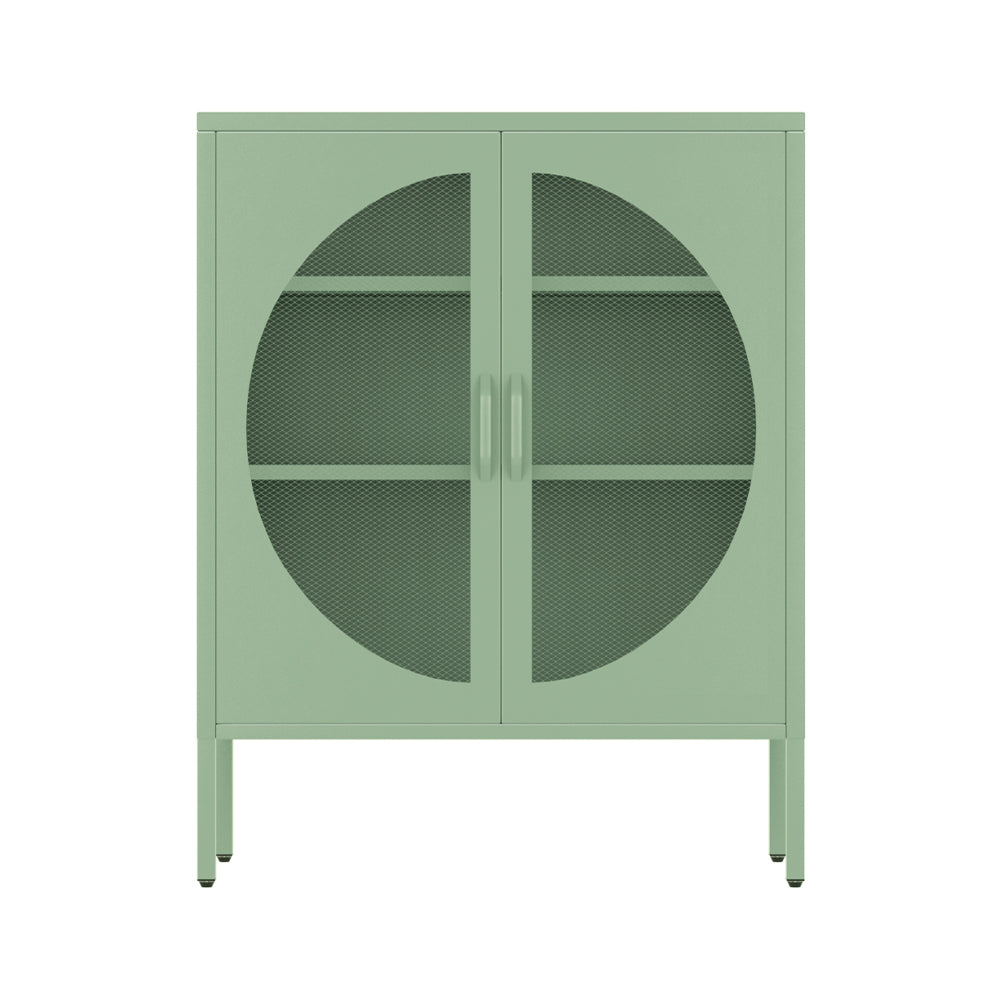 MarlookIn Buffet Sideboard Metal Cabinet - ELSA Green