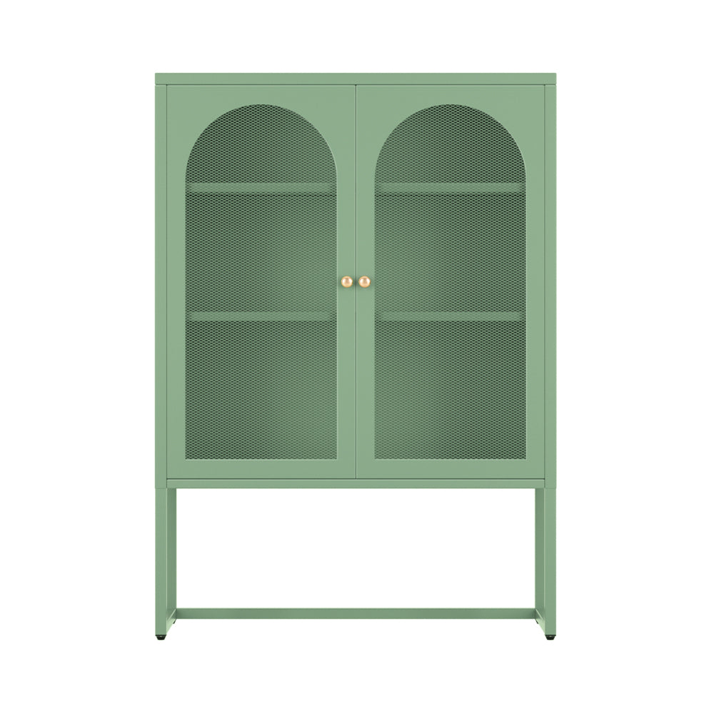 MarlookIn Buffet Sideboard Metal Cabinet - ELMA Green