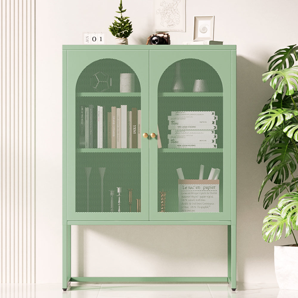 MarlookIn Buffet Sideboard Metal Cabinet - ELMA Green