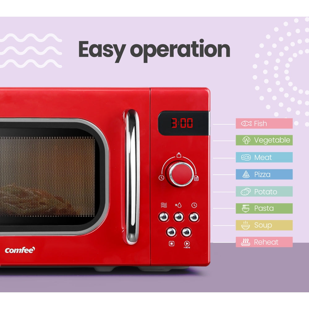 Marlook 20L Microwave Oven 800W Red