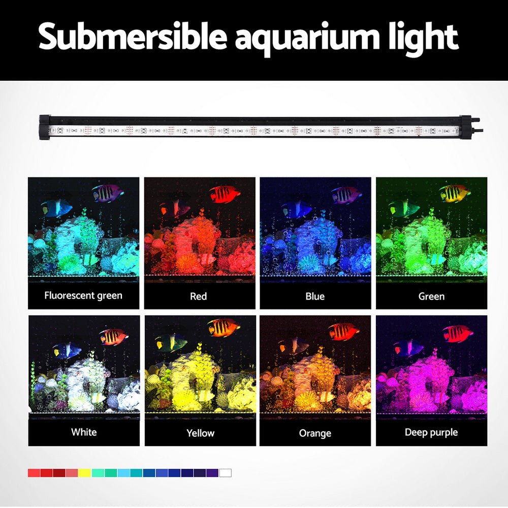 Marlook Aquarium Light Submersible 52CM Air Bubble LED Light