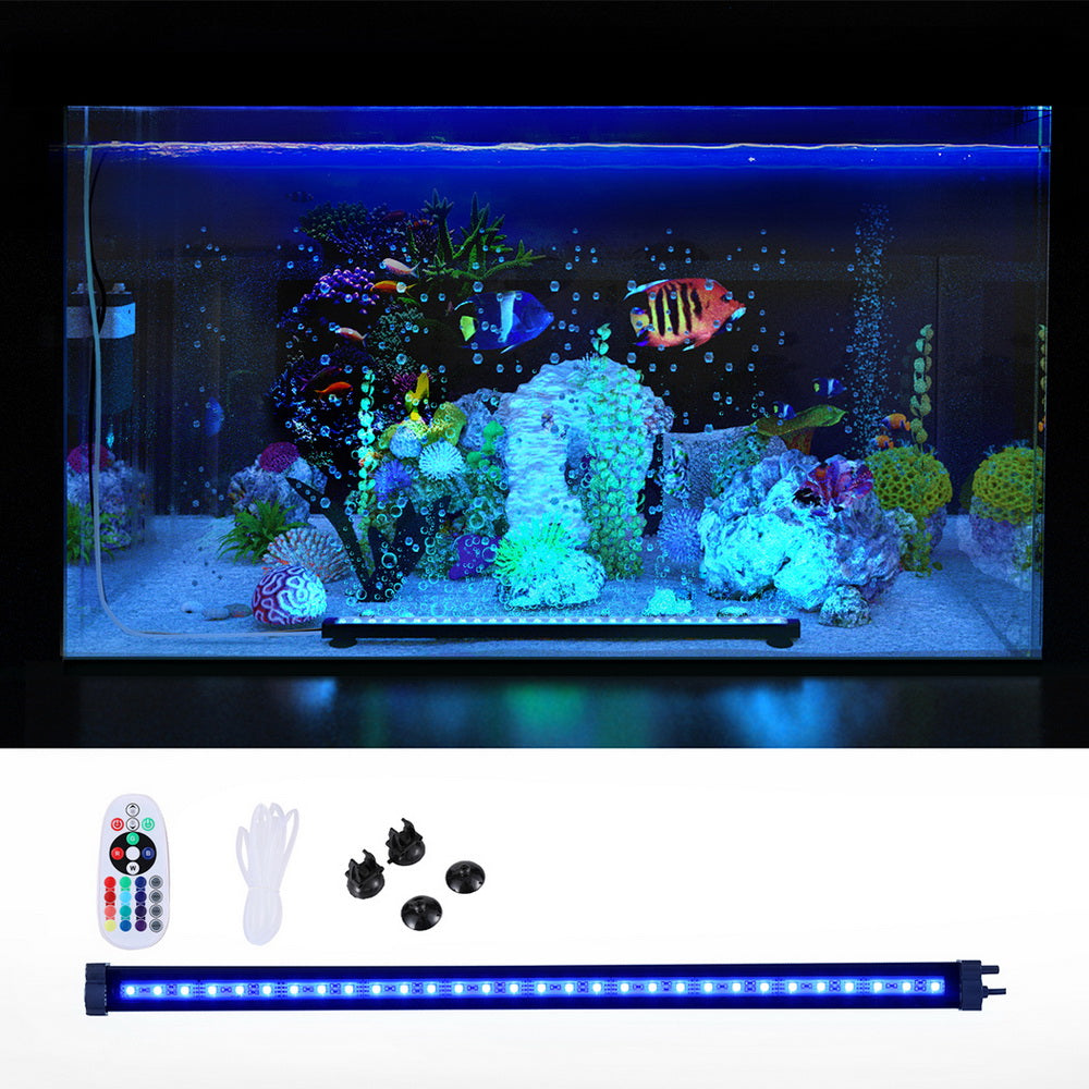 Marlook Aquarium Light Submersible 52CM Air Bubble LED Light