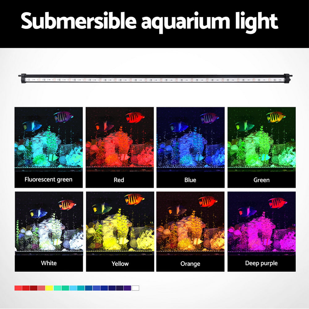 Marlook Aquarium Light Submersible 88CM Air Bubble LED Light