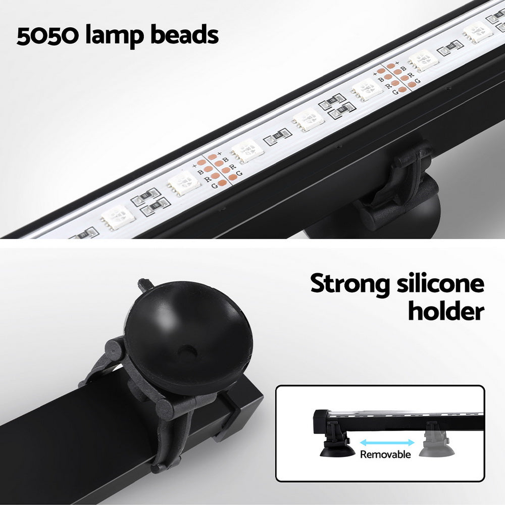 Marlook Aquarium Light Submersible 88CM Air Bubble LED Light