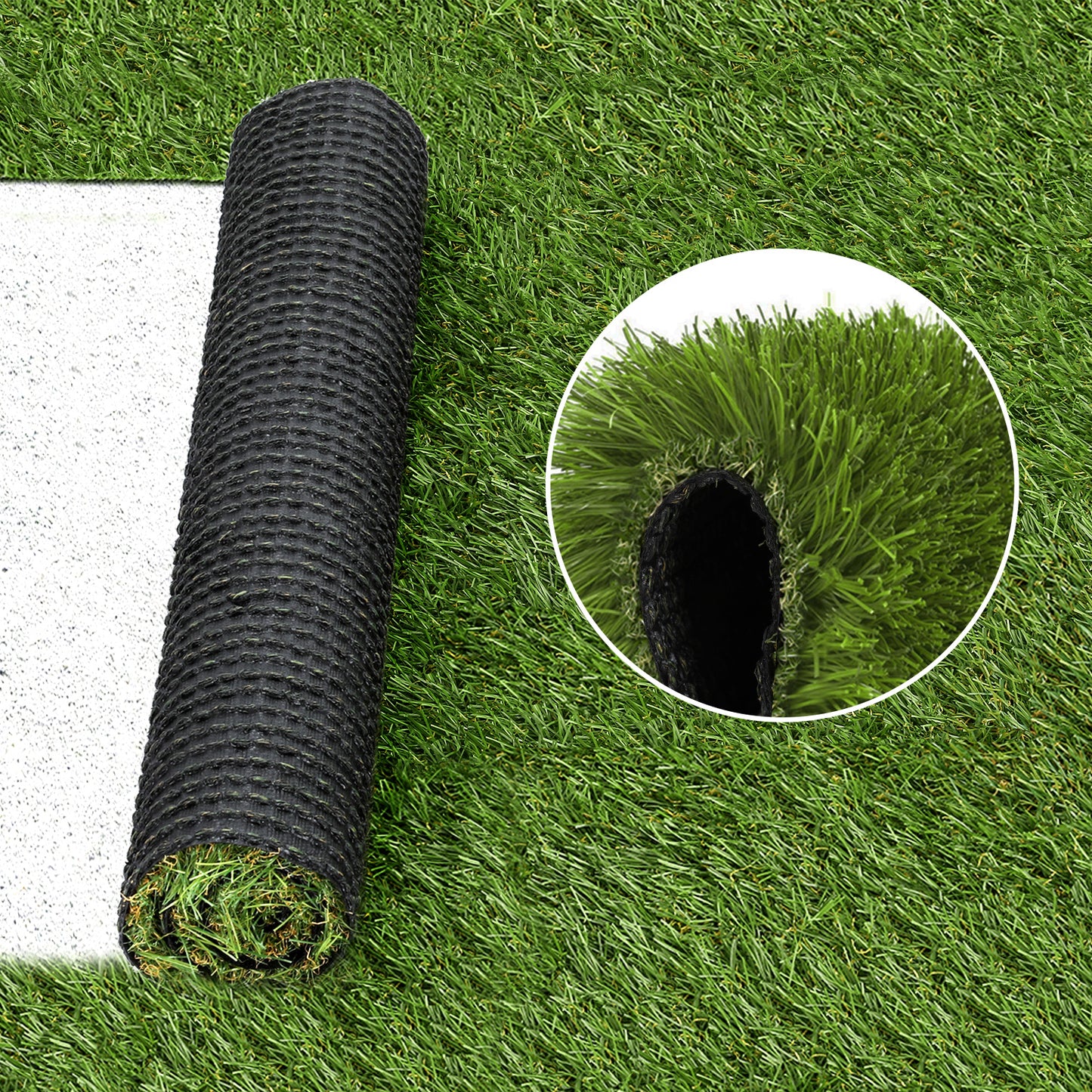 Marlook Artificial Grass 30mm 2mx5m 50SQM Synthetic Fake Lawn Turf Plastic Plant 4-coloured