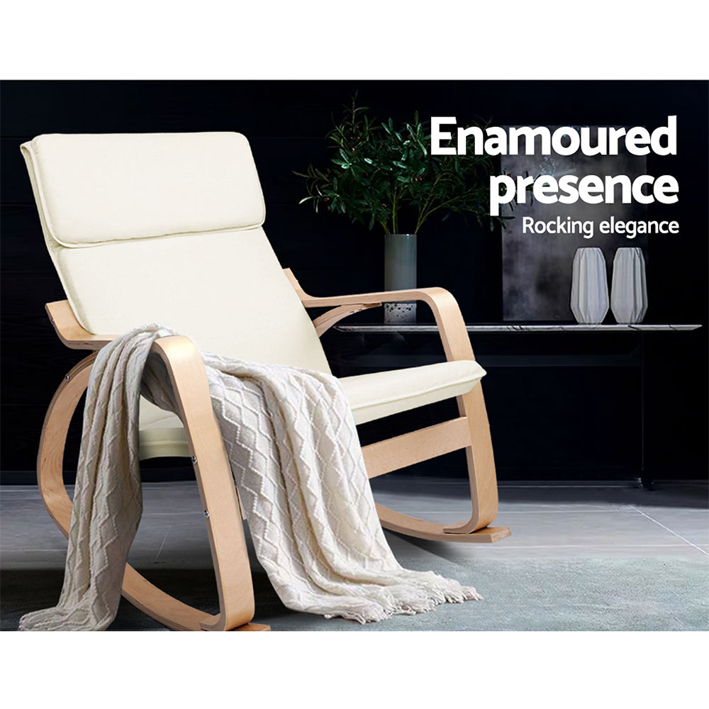 Marlook Rocking Armchair Bentwood Frame Aero