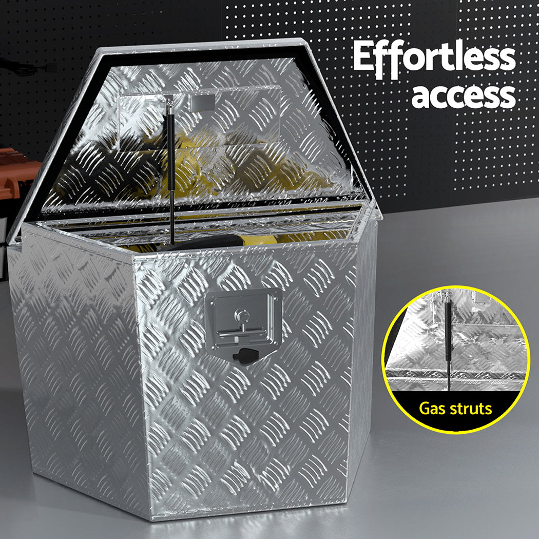Marlook Aluminium Ute Tool Box Storage Lock Box Ute Trailer Vehicle Truck