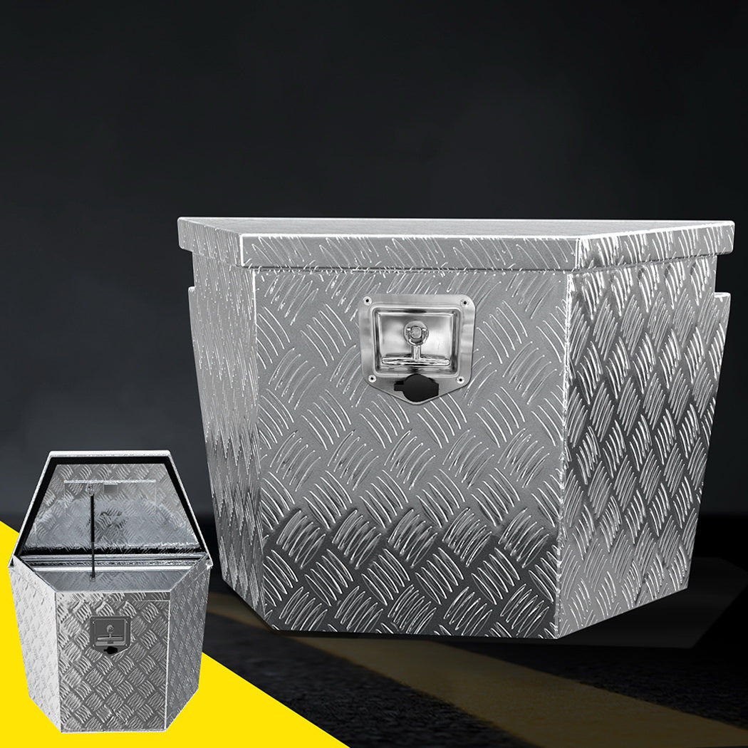 Marlook Aluminium Ute Tool Box Storage Lock Box Ute Trailer Vehicle Truck