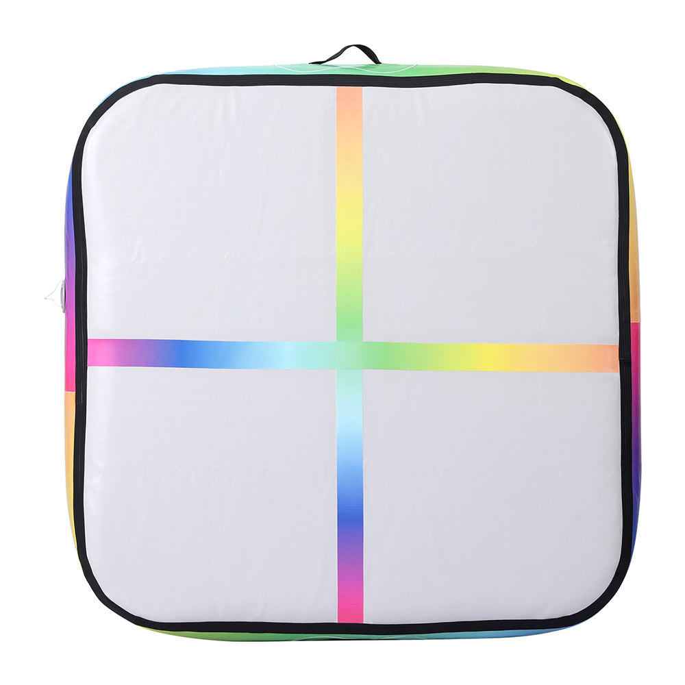 Marlook 1m Air Track Mat Inflatable Gymnastics Tumbling Mat Colourful