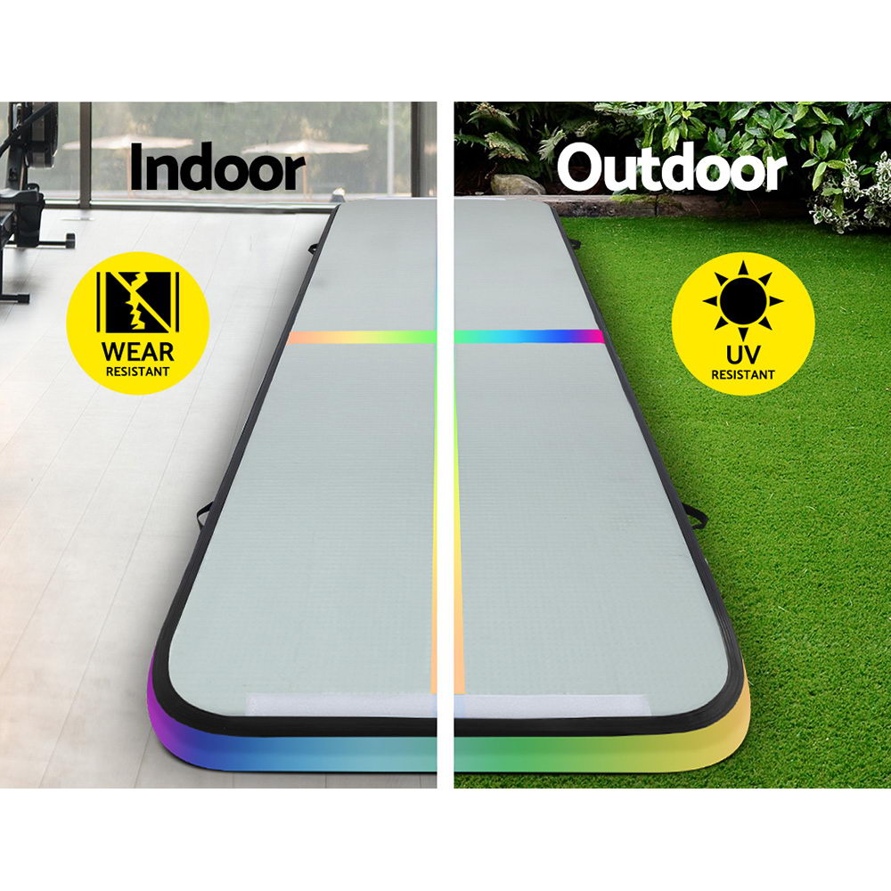 Marlook 4X1M Air Track Inflatable Tumbling Mat Gymnastics Yoga Mat