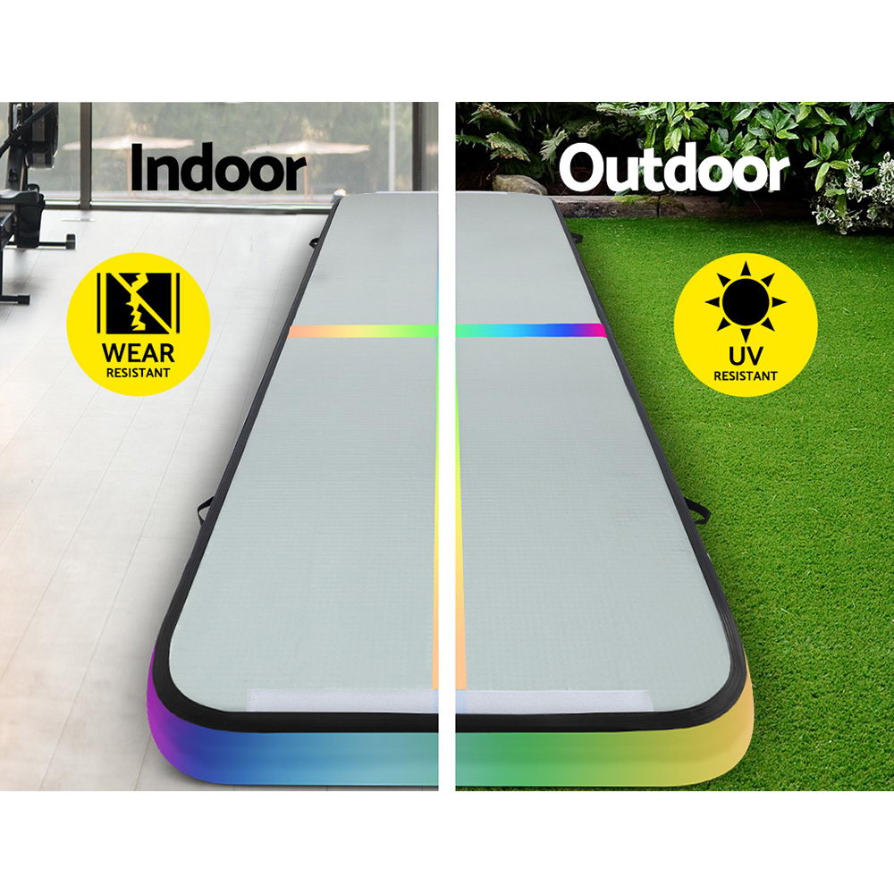 Marlook 4X1X0.2M Air Track Inflatable Tumbling Mat Gymnastics Yoga Mat