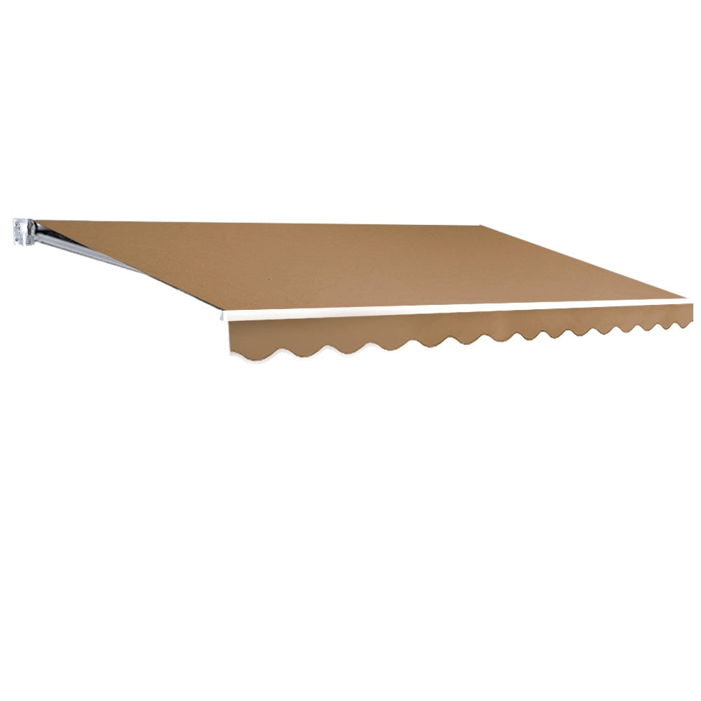 Marlook Retractable Folding Arm Awning Manual Sunshade 4Mx2.5M Beige