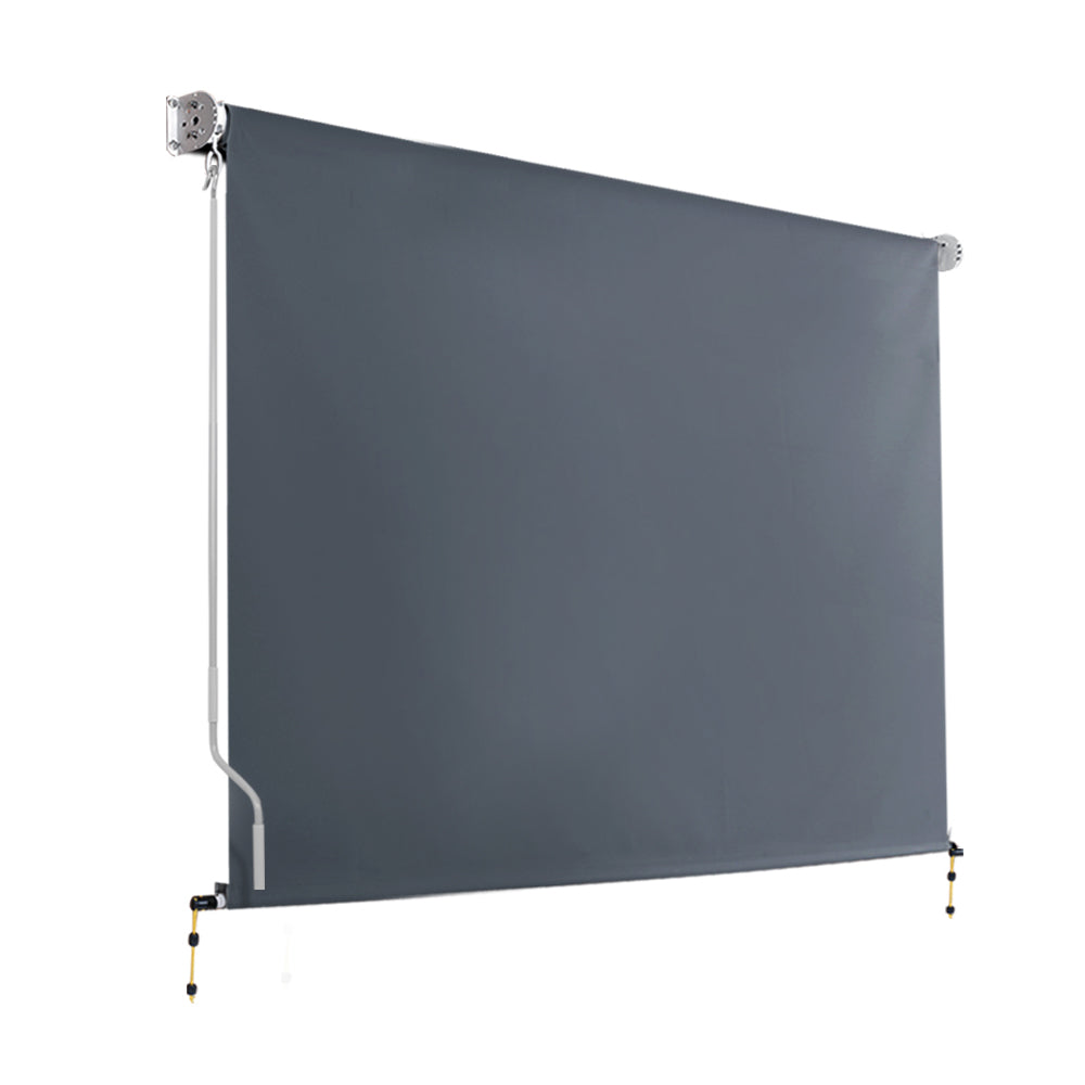 Marlook Outdoor Blind Window Roll Down Awning Canopy Privacy Screen 3X2.5M