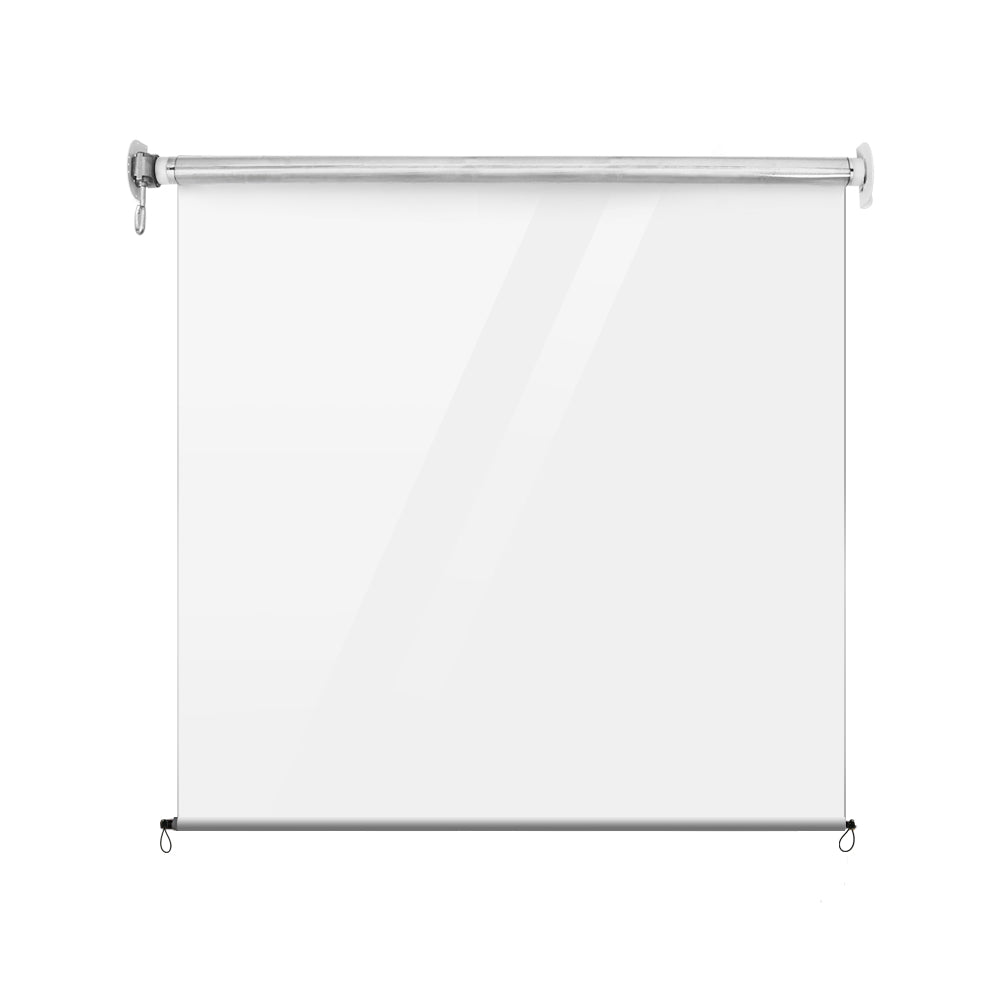Marlook Outdoor Blinds Transparent Roll Down Awning Window Shade 1.5X2.4M