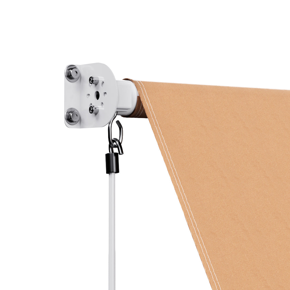 Marlook Window Fixed Pivot Arm Awning Outdoor Retractable Canopy 2.1X2.1M Beige