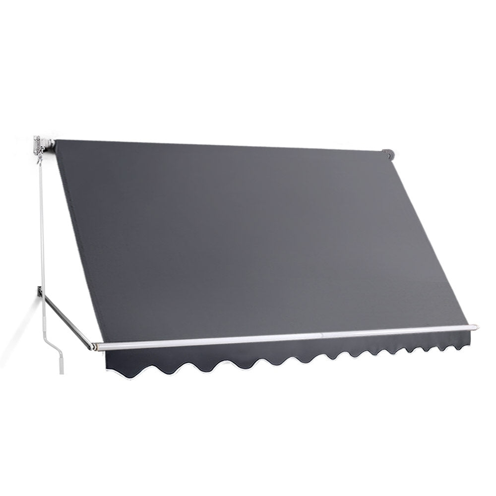 Marlook Window Fixed Pivot Arm Awning Outdoor Blinds Retractable Canopy3.1X2.1M