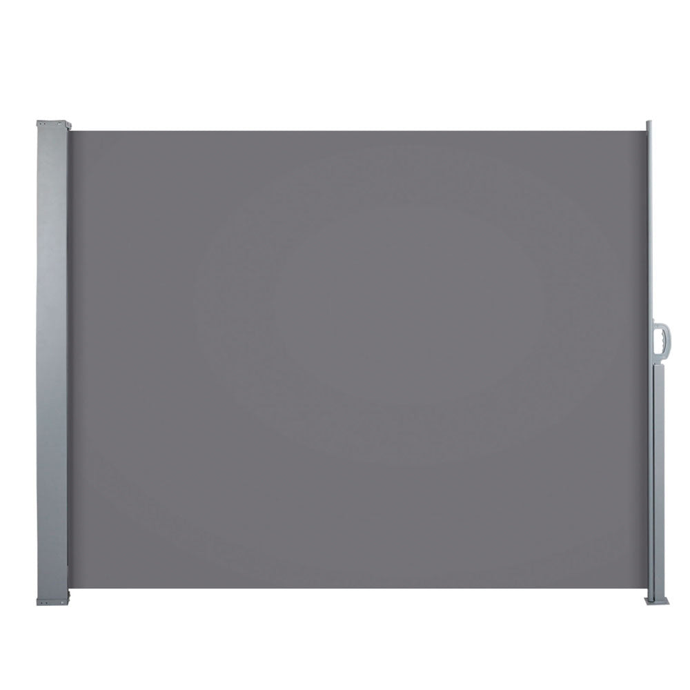 Marlook Side Awning Sun Shade Outdoor Blinds Retractable Screen 1.4X3M GR