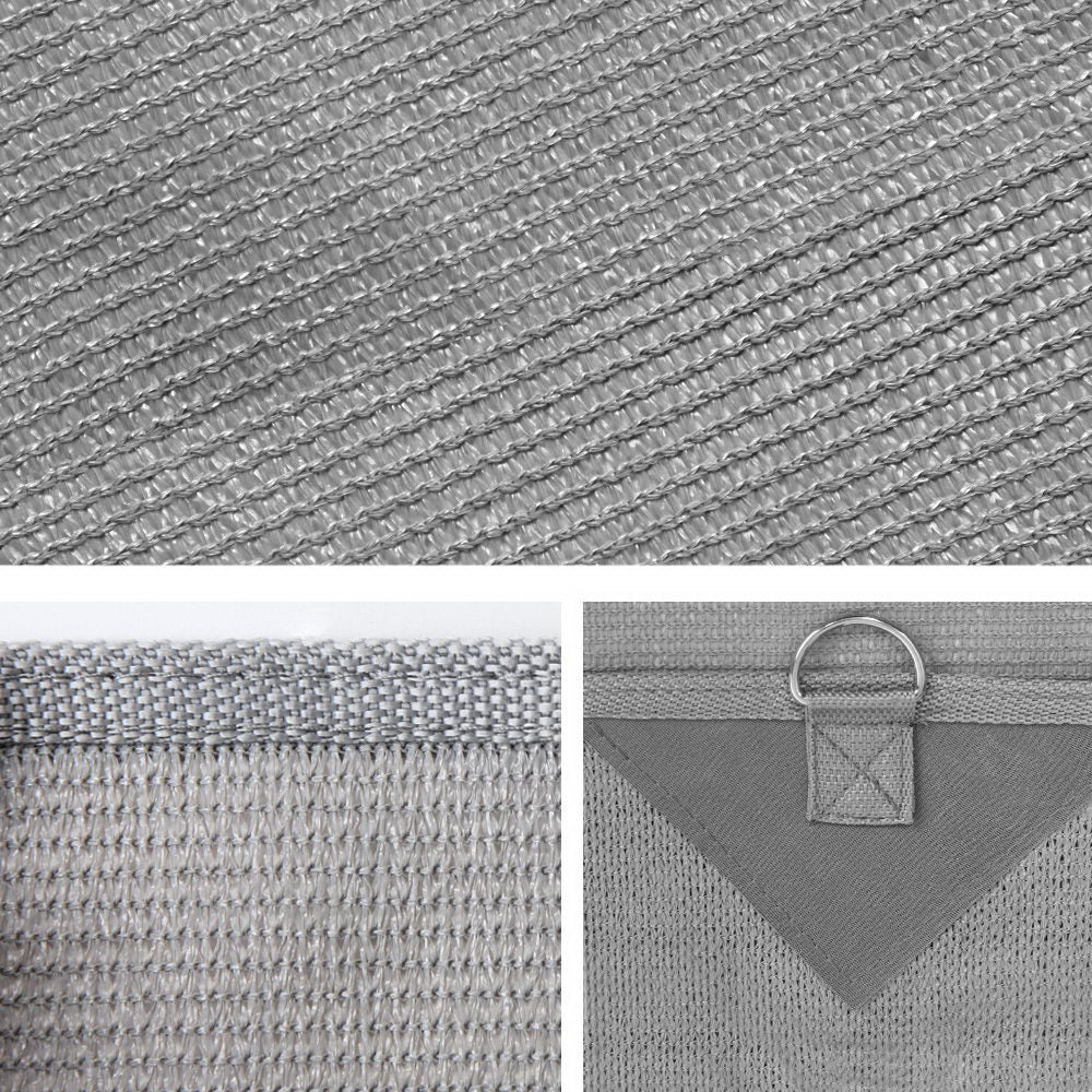 Marlook Privacy Screen Roll Out Awning 2.1x1.8M Sun Shade Pop Top End Wall Grey