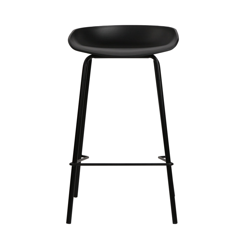 Marlook 2x Bar Stools Kitchen Counter Stools Metal