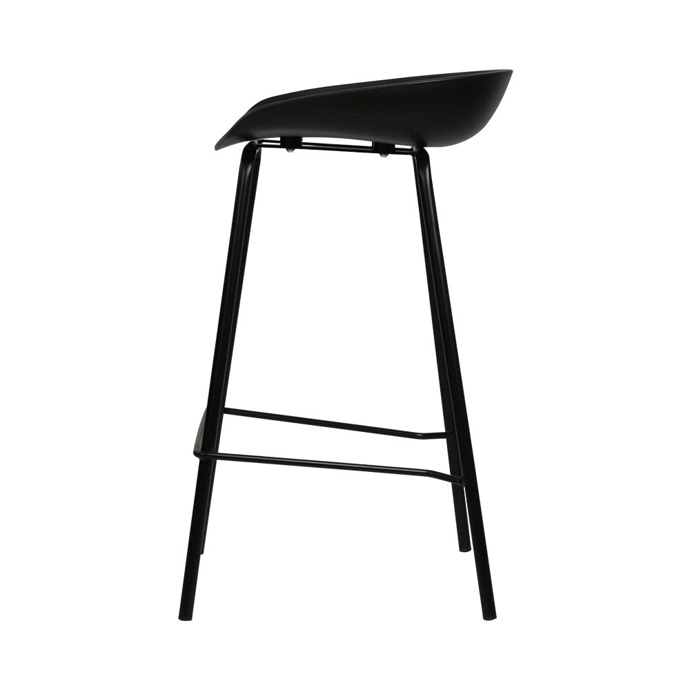 Marlook 2x Bar Stools Kitchen Counter Stools Metal
