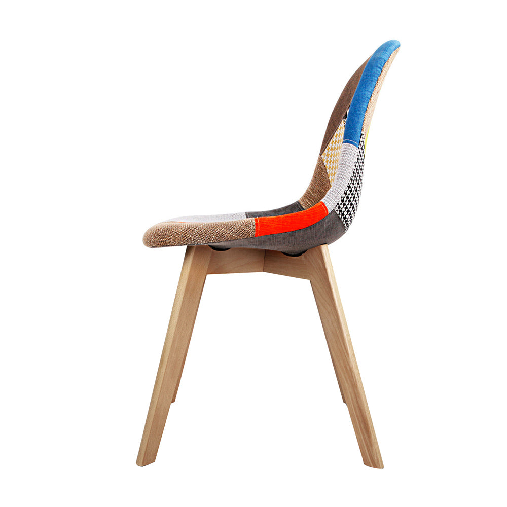 Marlook Dining Chairs Set of 2 Fabric Retro Replica DSW