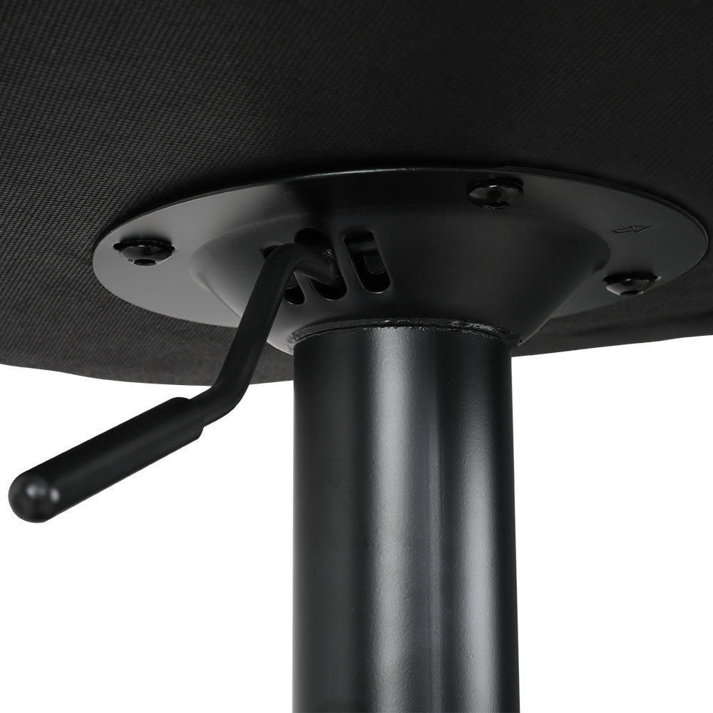 Marlook 2x Bar Stools Kitchen Swivel Bar Stool Gas Lift Chairs Barstools Black