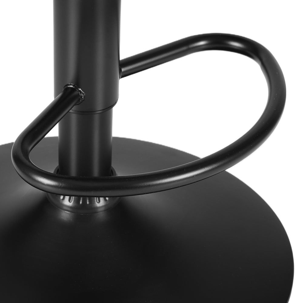 Marlook 2x Bar Stools Kitchen Swivel Bar Stool Gas Lift Chairs Barstools Black