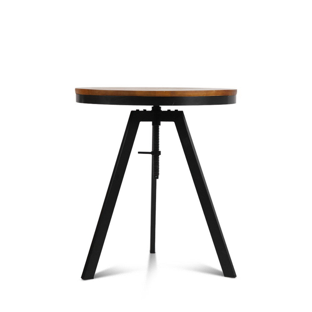 Marlook Bar Table 67-86CM Height Round Brown