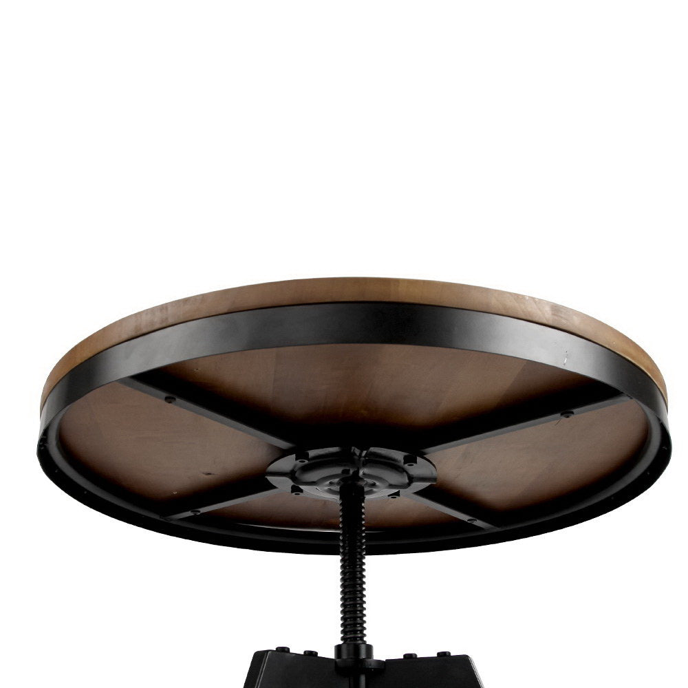Marlook Bar Table 67-86CM Height Round Brown