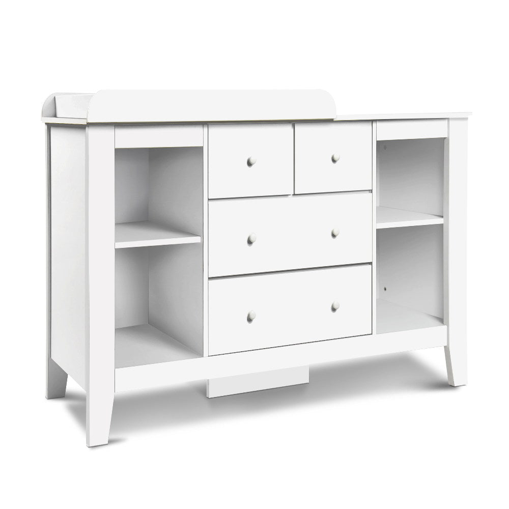 Marlook Baby Changing Table Diaper Station Drawers Chest Cabinet Nursery Furniture